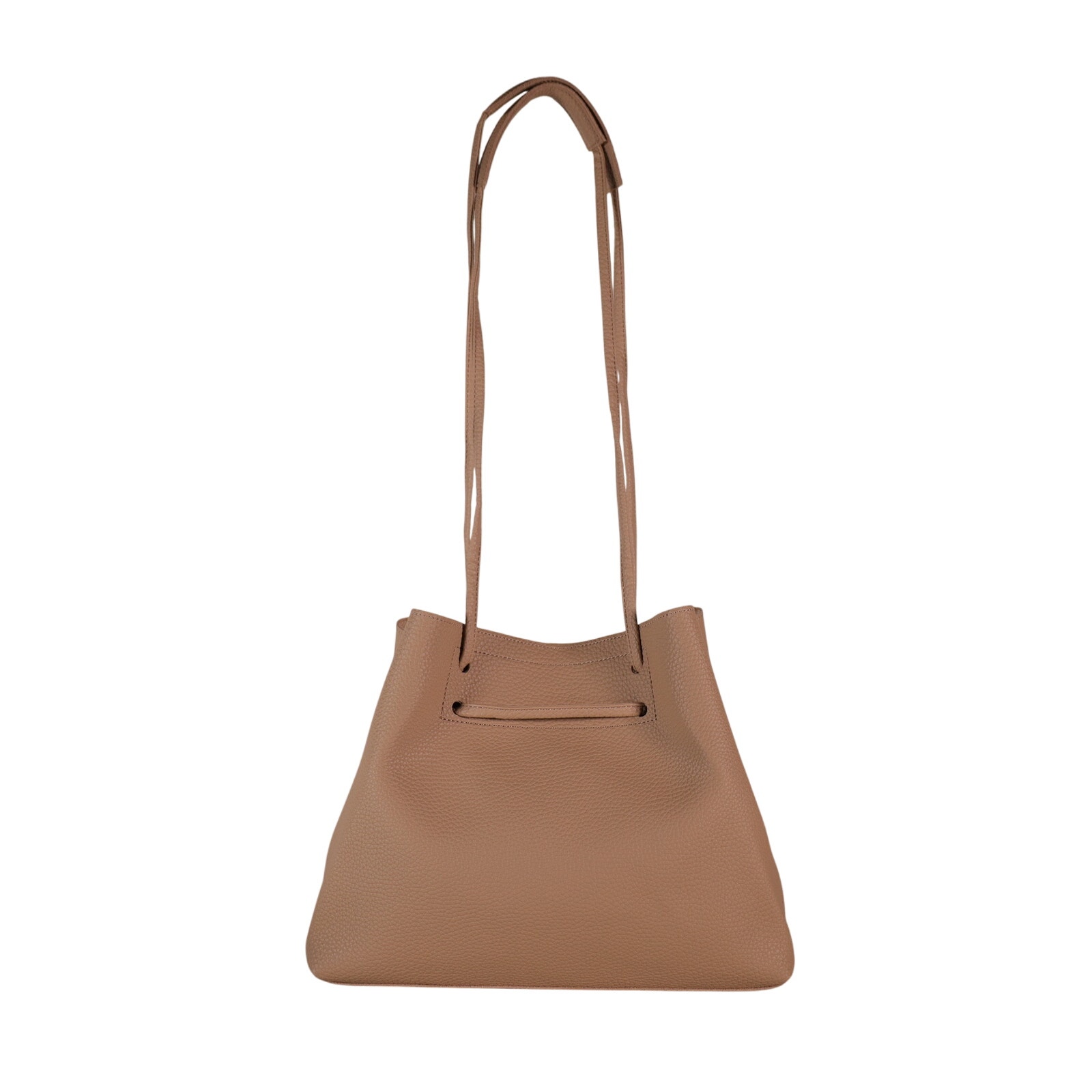 8 Other Reasons Vegan Pebbled Leather Slouchy Bucket Bag - Tan - Nwt
